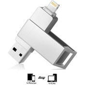 Resim Iphone Uyumlu USB Bellek 256-128-64 GB Iphone ve Bilgisayar Yedekleme 