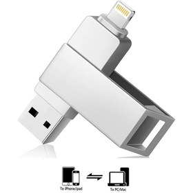 Resim Iphone Uyumlu USB Bellek 256-128-64 GB Iphone ve Bilgisayar Yedekleme 