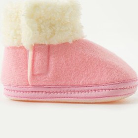 Resim yummy kids Bebek Cırtlı Boğazı Tüylü Kaydırmaz Taban Rahat Panduf Patik 