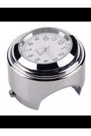 Resim HERŞEY FIRSAT Herşeyfırsat Tüm Motosikletlere Ve Bisikletlere Uyumlu Krom Beyaz Saat 