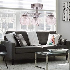 Resim Umur Aydınlatma Verda 3'lü ledli kumandalı avize 