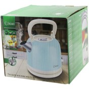 Resim Go İthalat KİWİ KK-3340B MAVİ NOSTALJİ DEMLİK MODELÇELİK KETTLE SU ISITICI 2.2LT 1800W PASLANMAZ ÇELİK GÖVDE- 