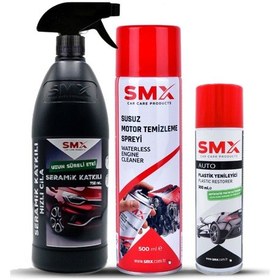 Resim Susuz Motor Temizleme Spreyi - Plastik Yenileyici - Seramik Katkılı Hızlı Ve P 