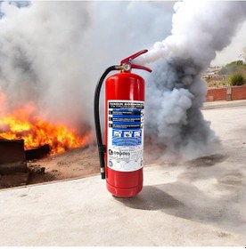 Resim 6 Kg Kuru Tozlu Yangın Tüpü Askı Aparatı Dahil 