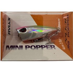 Resim Ryuji Mini Popper 4cm 2.8gr Su Üstü Maket Yem Shiny 