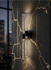 Resim Bubblelight Dubble Şık Ve Zarif Modern Led Duvar Aplik Siyah Rgb Elektrikli Kumandalı Siyah 