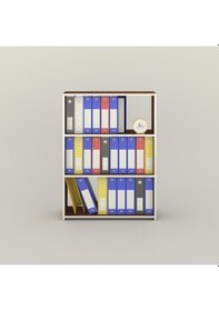 Resim Kenzlife Klasörlük Raflı Ilkutay Cvz 105 80 30 Kitaplık Ofis Arkalıksız Çok Renkli 