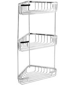 Resim Tema Banyo Banyo Köşelik Sabunluk Süngerlik 18X18 74013 Krom 