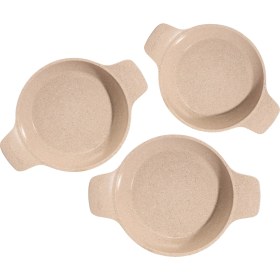 Resim Thermoad 3'lü Güveç Sahan Set Kapaksız -Vizon 