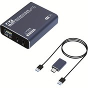 Resim Balabaxer 4K HDTV Video Yakalama Kartı USB 3.0 ile - Oyun ve Canlı Yayın için Yüksek Hız, Düşük Gecikme 
