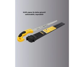 Resim Zero Land Ilkeshop Düz Bıçaklı Budama Testeresi Kılıflı Güvenli Tasarım 