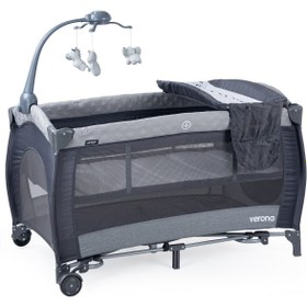 Resim Prego Verona Oyun Parkı Beşik Park Yatak 70x120 Cm 