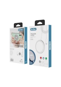 Resim Go-Des GD-UC588 Magsafe Şarj Aygıtı Kablosuz Magnetik Hızlı Şarj Cihazı 15W Wireless Apple Uyumlu iPhone ZORE-221100 Beyaz 
