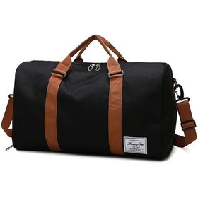 Resim Dashanshop Siyah King's Inn Büyük Kapasiteli Bagaj - Hafif Oxford Kumaş Seyahat Çantası Siyah 