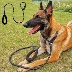 Resim Reflektörlü Köpek Gezdirme Kayışı 03422 - Siyah KÖPÜK / S / Tasma Gezdirme Kayışı 