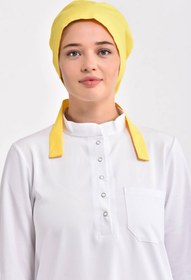 Resim Owlet Medikal Sarı Cerrahi Tesettür Bone 