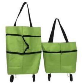 Resim shopwave Katlanabilir Tekerlekli Çantalı Çarşı Pazar Arabası Alışveriş Çantası Piknik Çantası 