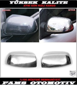 Resim Ford Fusion Krom Ayna Kapağı 2 Prç.2008 Ve Üzeri Paslanmaz Çelik 