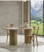 Resim Azure Mdf Yemek Masası Meşe 