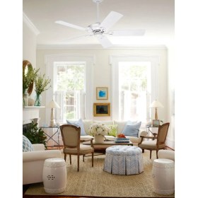 Resim Hunter Maribel Beyaz - 132 Cm. Dış Mekan Tavan Vantilatörü 