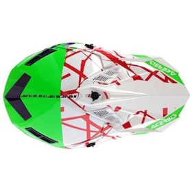 Resim Acerbis X-Track 22-06 Kask Yeşil Beyaz 
