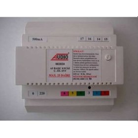 Resim Audio Kapıcısız Çift Zilli Diafon Santral As-202 N11.345 