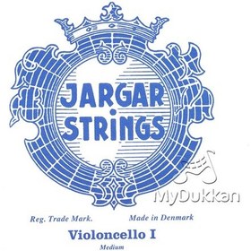 Resim Jargar Violoncello 4/4 Chrome Steel Medium A (La) Tek Tel Cello T 