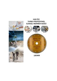 Resim 180 Mm Turbo Profesyonel Elmaslı Mermer Kesici Seramik, Porselen, Mermer Ve Granit Kesici 