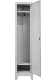 Resim Soyunma Dolabı Std Tekli 410x400x1850 Mm Gri 