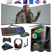 Resim ROGAME İ7 12700f 16gb Ddr4 480ssd 12gb Arc B580 Çift 24" Monitörlü Oyun Bilgisayarı (GAMİNG SET) 