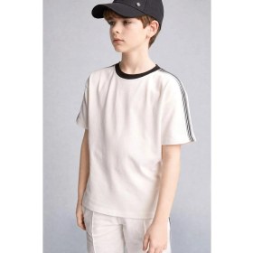 Resim DeFacto Oversize Bisiklet Yaka Pike Kısa Kollu Tişört Erkek Çocuk H4288A826HS 