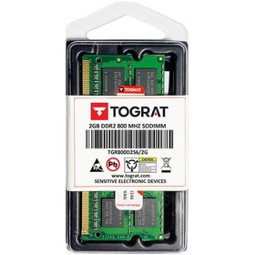 Resim Tograt TGR800D2S6/2G 2 GB DDR2 800 MHz CL6 Notebook Ram 