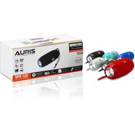 Resim Auris SP8 Bass Hoparlör Fenerli Wireless FM Radyo Kablosuz Bağlantı Tf Kart Usb Bellek 