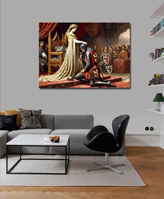 Resim Tablo Mega Kanvas Tablo Orta Çağ Sahnesi YTCNVS503212, 100 x 140 