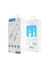 Resim Gld-spt- Konfulon Dc09 Ses Duyarlı Işıklı Micro Usb Kablo 1m 2a - Beyaz 