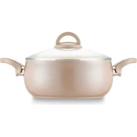 Resim Emsan Crystal Rose 7 Parça Güveç Tencere Seti 