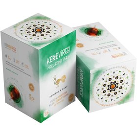 Resim KENEVİRCO Yeşil Rooibos ve Naneli Kenevir Tohumu Çayı 