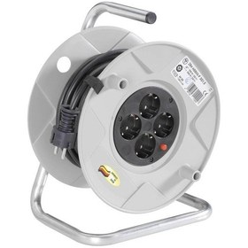 Resim Brennenstuhl Garant Serisi Ip20 Lisanslı 16 A Sigorta Şalterli 25m Makaralı Kablo H05vv-f 3g1,5 25 M 