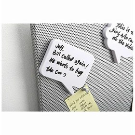 Resim 3'lü Konuşma Balonu Buzdolabı Magneti 3 Magnet Ve Yazı Kalemi 10 Cm 