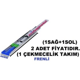 Resim Arwino Minnes Ray 46 mm x 35 cm Frenli Teleskopik Çekmece Rayı 