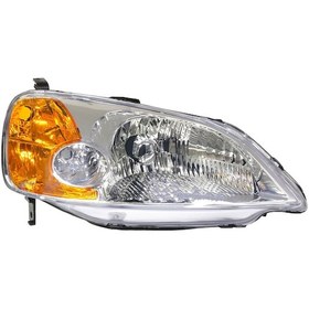 Resim Honda Civic Vtec Sağ Far 2001 2002 2003 Motorlu Tip Makyajsız Sar 