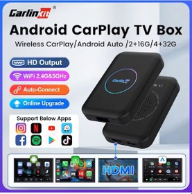 Resim Tbox Lite S Carplay 4gb+32gb Android Auto Youtube Video Netflix 
