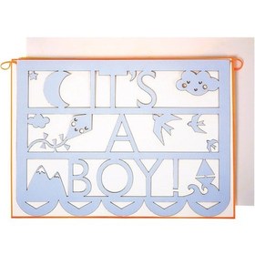 Resim Meri Meri - It'a A Boy Tebrik Kartı 