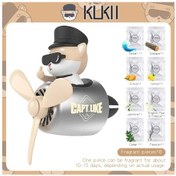 Resim Bear Pilot Araba Hava Temizleyici Aroması Köpek Havalandırma Parfüm Difüzörü Aroması Khaki Shibaınu 1 Piece Set 