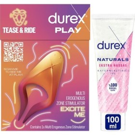 Resim Durex Çoklu Erojen Bölge Uyarıcı + Naturals Ekstra Hassas Kayganlaştırıcı Jel 100 ML 