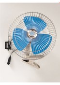 Resim Oto Vantilatör 24 Volt 10 Inç Mandallı Çakmaklık Girişli 6400402 