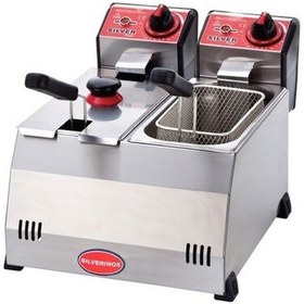 Resim Işıkgaz Elektrikli Fritöz 3+3 Lt Sanayi Tipi 