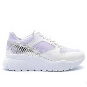 Resim Kadın Gümüş Detaylı Sneaker 