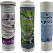 Resim 10'' Housing Açık Kasa Su Arıtma Cihazı Ön 3Lü Filtre Seti 