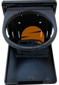 Resim Katlanır Bardak Tutucu Bej 